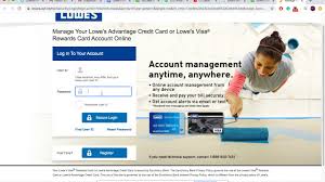 Log in to your lowes consumer credit card account online to pay your bills, check your fico score, sign up for paperless billing, and manage your account preferences. Lowe S Credit Card Login Payment Application Youtube