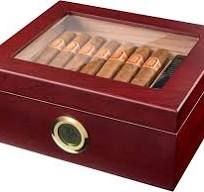 Amazon.com: Premium Cigar Humidor for 25-50 Cigars - Elegant ...