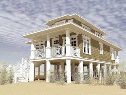 With abundant windows and doors and large shade porches, the a low country home is often raised and resting on piers to capture cooling breezes and prevent flooding. Florida Homes On Stilts 15 Best Decoration Ideas Coastal House Plans Stilt House Plans Small Beach Houses