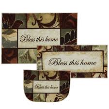 Mohawk Kaleidoscope 3 Piece Kitchen Rug Set Altmeyer S Bedbathhome