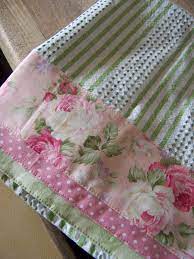 Shabby Delicious Pink And Green Kitchen Towel Tea Towels Diy Decorative Tea Towels Shabby Chic Tea