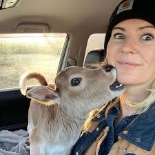 Jealous of cow owners and their babies