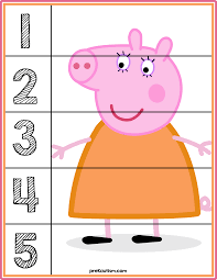 Peppa Pig Number Puzzles S 1 5 Preschool Activities Toddler Activities Autism Activities