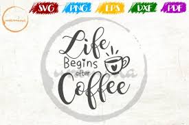 Download Life Begins After Coffee Graphic By Uramina Creative Fabrica Yellowimages Mockups