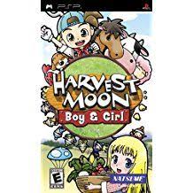 Harvest Moon Boy Girl Sony Psp Harvest Moon Harvest Moon Game Video Game Stores