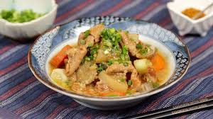 Motsu Nikomi Recipe Pork Chitterlings And Vegetable Stew Using Pressure Cooker Cooking With Dog Recipe Pork Recipes Vegetable Stew Cooking
