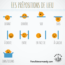 Take A Look At This Illustration To Understand Prepositions Of Place Such As Under In Front Of O French Flashcards French Education French Language Lessons