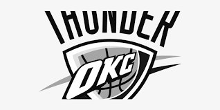 Official facebook page of oklahoma city's nba team. Vibrant Inspiration Okc Thunder Logo Black And White Oklahoma City Thunder Full Color Car Window Sticker Free Transparent Png Download Pngkey