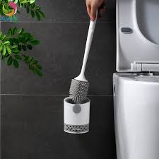 Aerofresh toilet brush and holder set, tpr silicone toilet cleaner brush with hygienic quick drying holder, stainless steel handle and rubber brush head, for cleaning bathroom toilets, white. Supply Soft Rubber Toilet Brush Wall Mounted Toilet Cleaning Brush Toilet Brush Toilet Cleaning Brush