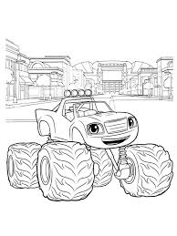 Colouring Page Blaze Coloringpage Ca