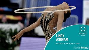 Their accomplishments in tokyo made us all happy with them and of our nation. Linoy Ashram Aro Hoop Final World Cup Baku 2021 Youtube