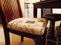 How To Reupholster A Chair Easy Diy Dining Chairs Diy Diy Chair Cushions Diy Chair