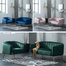 Transform any corner into a cozy reading nook with an armchair or a tufted chair with plenty of cushions. Velvet Corner Back Occasional Accent Chair Lounge Tub Sofa Loveseat Armchair Set Ebay