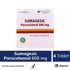 Pengertian, fungsi, dosis & cara penggunaan, harga, efek samping, dan lainnya di sini. Jual Sumagesic 600 Mg Parasetamol Lifepack