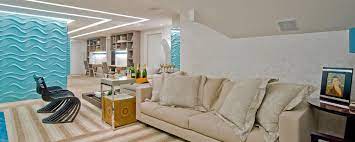 As cortinas deixam um clima mais leve, protegem o ambiente do sol, amenizam o barulho e entrada de correntes de ar. 60 Paineis De Gesso 3d Placas E Fotos