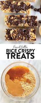 Peanut Butter Rice Krispie Treats That Are Delish And Healthy To Pumpkin Rice Krispie Treats Peanut Butter Rice Krispie Treats Peanut Butter Rice Crispy Treats