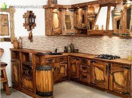 En Son Rustik Mutfak Cesitleri Rustic Kitchen Design Rustic Kitchen Rustic Kitchen Cabinets