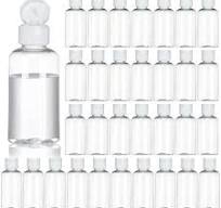 100Pack 1.7oz/50ml Plastic Empty Squeeze Bottles with Flip Cap Hand  Sanitizer Bottle small travel Size bottles Refillable Container for Shampoo  Lotion ...