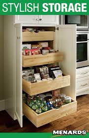 Kitchen cabinet pull out shelves menards. Maximize Your Pantry Storage With Medallion Cabinetry These Deep Roll Out Trays Pull Out Effortless Menards Kitchen Cabinets Menards Kitchen Kitchen Cabinets