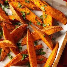 Curried Sweet Potato Wedges Recipe In 2021 Sweet Potato Recipes Roasted Sweet Potato Recipes Roasted Sweet Potatoes