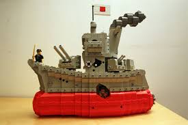 lego yamato sinking