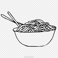 Coloring pages of pasta, one of the most delicious and beloved foods in the world. Coloring Book Pasta Drawing Tagliatelle Noodle Others Food Monochrome Flower Png Pngwing