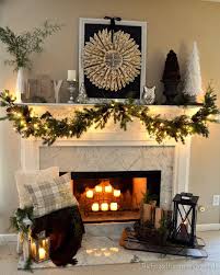 Neutral Vintage Christmas Mantel Christmas Mantel Decorations Christmas Mantels Christmas Garland