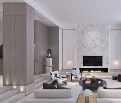Marble Feature Wall In Living Room With Low Wide Fireplace And Wood Wall Feature Luxury Living Room Elegant Living Room Decor Luxury Living Room Design
