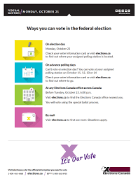 Michael hing's one asian party regrets to disclose that they have not made the federal elections ballet this year. Ways You Can Vote In The Federal Election Elections Canada