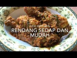 Rendang Ayam Sedap Dan Mudah Youtube Masakan Daging Sapi Sapi