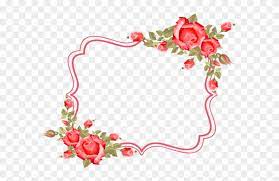 Free for commercial use no attribution required high quality images. Frame Flower Roses Frame Border Rose Wedding Vector Floral Frame Undangan Png Clipart 374858 Pinclipart