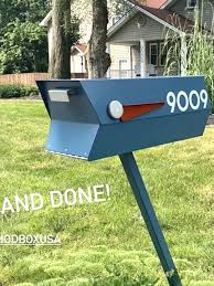 Shipped with usps first class. Mailbox Numbers Chalet Vinyl House Modern Mailbox Mailbox