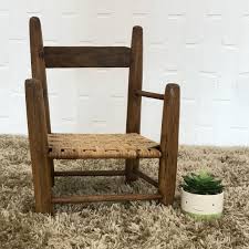 Sale Primitive Childs Chair Primitive Child S Rush Seat Etsy In 2020 Fireside Chairs Wood Chair Kids Chairs