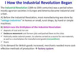 Ap World History The Industrial Revolution Ppt Download