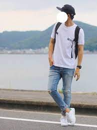 しんご mhl のtシャツ カットソーを使ったコーディネート wear 夏 ファッション メンズ メンズファッション メンズファッションスタイル