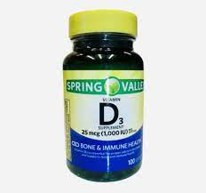 Taking vitamins and calcium supplements can help you to meet your nutritional needs. Spring Valley Vitamin D3 Dietary Supplement Softgels 1000 Iu 100 Count 2 Pk For Sale Online Ebay