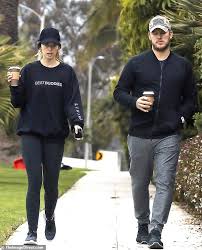 Chris pratt & katherine schwarzenegger's extravagant wedding photos revealed! Chris Pratt And Fiancee Katherine Schwarzenegger Enjoy Casual La Park Stroll Amid Wedding Planning Daily Mail Online