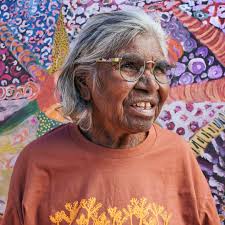 Some spectacular highlights from our August Shop Drop, featuring Noreena  Kadibil, Janita Kelly, Lorna Linmurra, Owen John Biljabu, and May Chapman  🌞🙌​​​​​​​​​ These new works (and many more!) are now available on