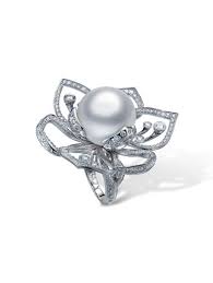 Magnolia Flower Ring Mikimoto Jewels Jewelry Pearl Jewels