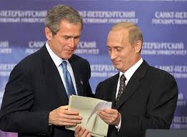 Photo: U.S. President George W. Bush ...