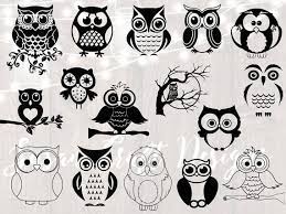 Download Owl Svg Bundle Owl Silhouette Svg Owl Clipartdxfpng Etsy