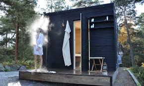One Architizer Outdoor Sauna Sauna House Sauna Design