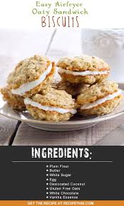 Biscuits In Air Fryer Recipe Easy Airfryer Oaty Sandwich Biscuits Recipe Food Recipes Air Fryer Recipes Food