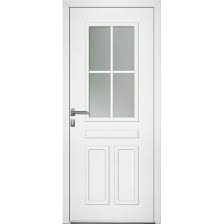 Porte D Entree Pvc Arcadia Premium H 215 X L 90 Cm Vitree Blanc Pg Porte Entree Pvc Pvc Interieurs Blancs