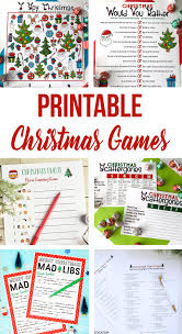 Monster mash is a 1962 novelty song by bobby boris pickett. Printable Christmas Games The Crafting Chicks