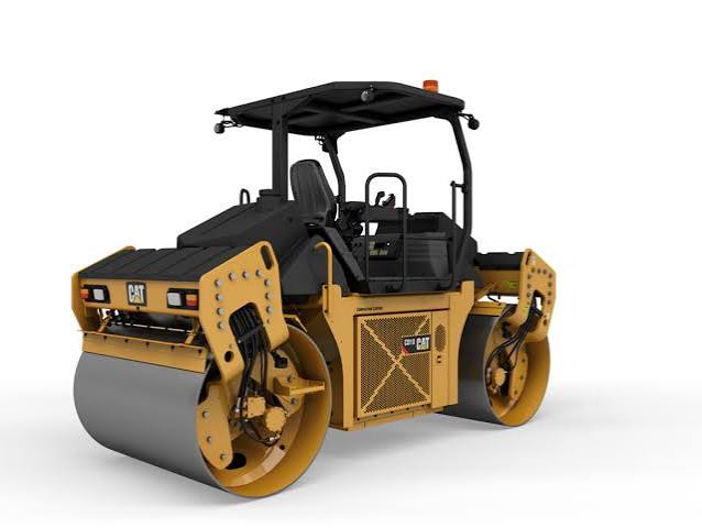 Caterpillar CD10 Solid Drum Smooth Drum Roller