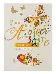 Chère maman, je veux profiter de ce jour particulier pour te remercier de tout ce que tu as fait pour moi. Carte Anniversaire Femme Papillons Ref 19 Cartes Anniversaire Anniversaire Femme Dianne Style