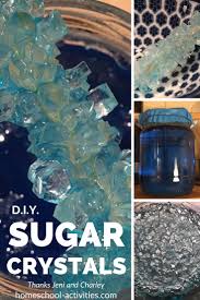 You can learn the basics of how to make rock candy and then let your imagination go wild. Growing Sugar Crystals Rock Candy Experiment