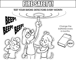 I love to incorporate movies and videos into our unit studies whenever possible. Smoke Detectors Fire Safety Coloring Page Free Printable Coloring Pages For Kids