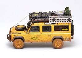 These items in the video are still hand sample, not the final product. Almost Real Land Rover Defender 110 Camel Trophy Dirty Diecastsociety Com